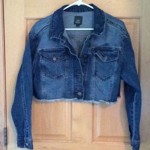 Wild Fable Denim Crop Jean Jacket